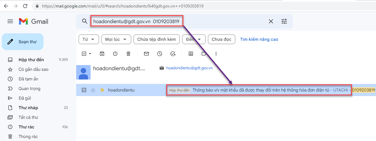 Làm cách nào để lấy lại mật khẩu từ "hoadondientu.gdt.gov.vn"